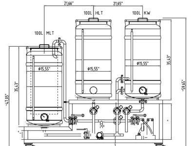 100L Keg Brewery