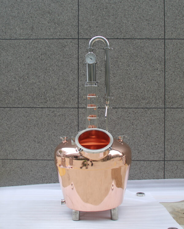 100L - Copper Boiler/Glass Column 100L - Copper Boiler/Glass Column