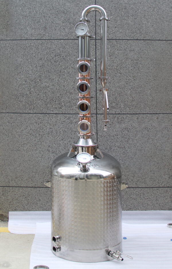 100L - Stainless Boiler/Copper Column